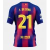 Barcelona Frenkie de Jong #21 Hemmatröja 2025-26 Korta ärmar